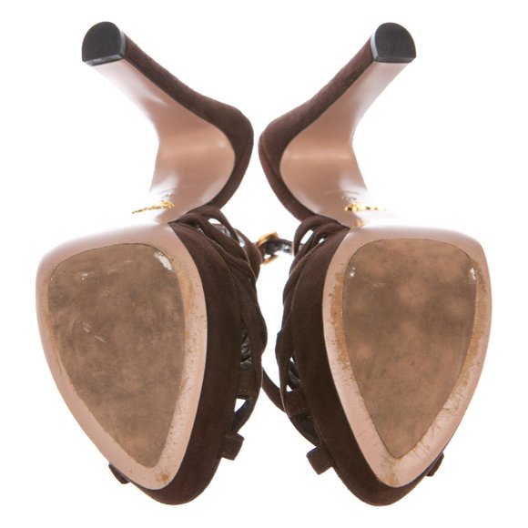 💥HP💥 Prada Suede Multistrap Sandals - Picture 2 of 6